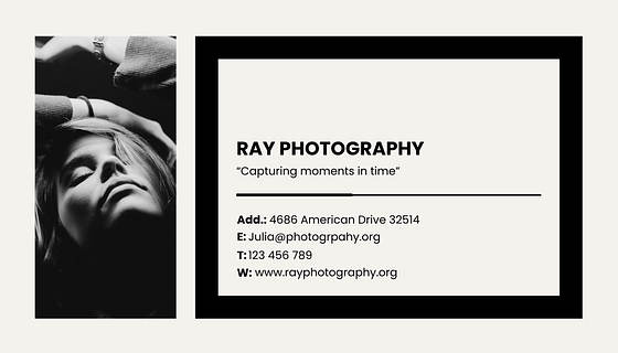 Photography Business Cards