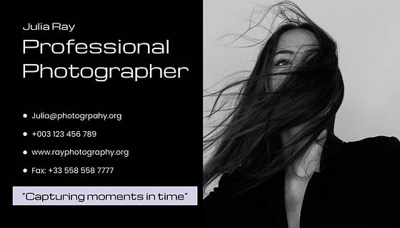Photography Business Cards