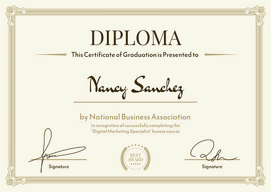 Elegante Zertifikate