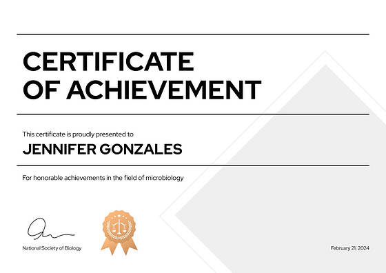 Minimalistic Certificates