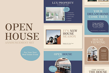 Open House Announcement Set