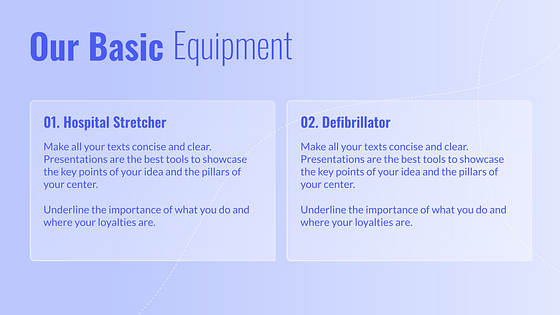 Medical Center Slides