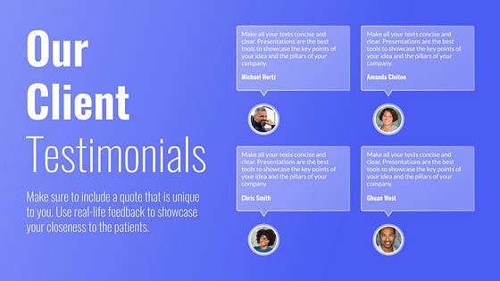 Medical Center Slides