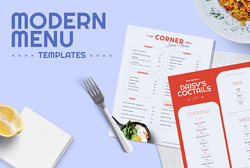 Modern Menu Templates