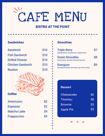 Menu Templates With Illustrations