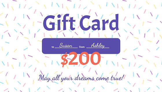Birthday Gift Certificate Templates