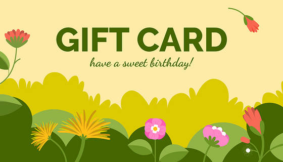 Birthday Gift Certificate Templates