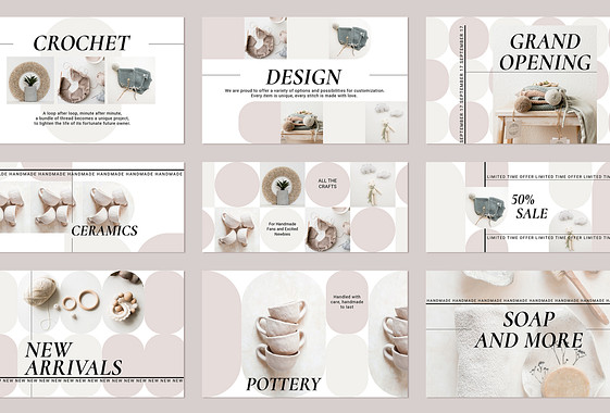 Handmade Goods Promo Set