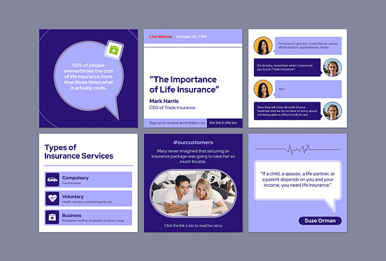 Insurance Company Social Media Kit