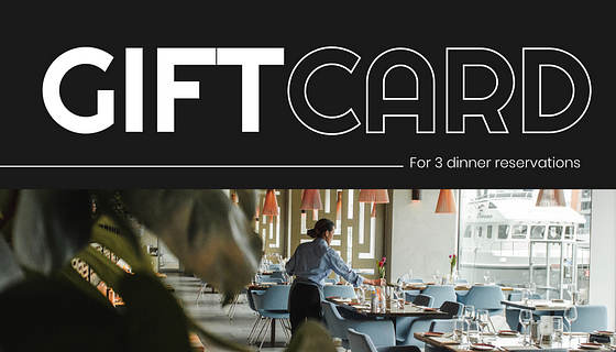 Restaurant Gift Certificate Variety