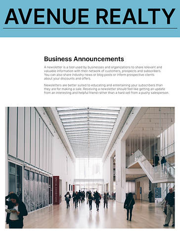 Modèles de Newsletter Modernes