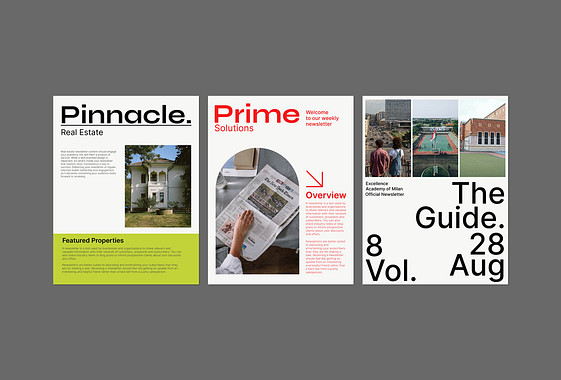 Modèles de Newsletter Modernes