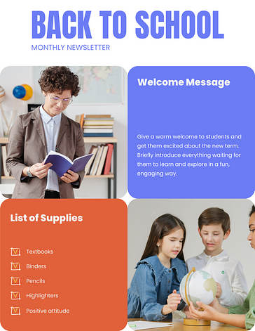 Яркие шаблоны школьной рассылки