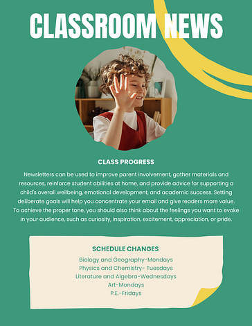 Яркие шаблоны школьной рассылки