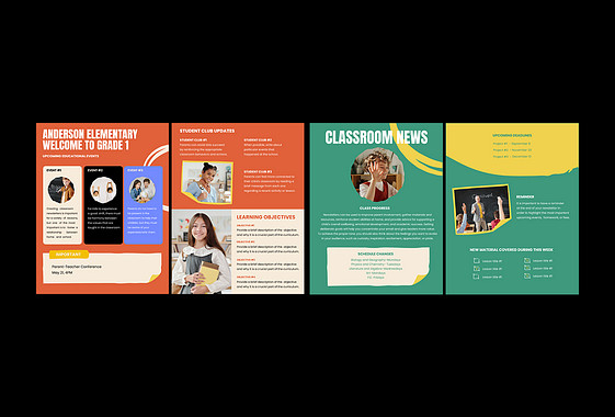 Яркие шаблоны школьной рассылки