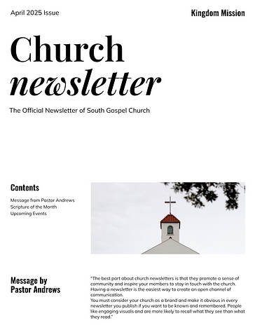 Modèles de newsletter pratiques