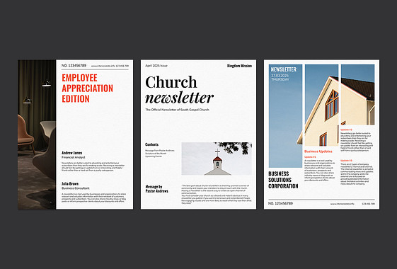 Modèles de newsletter pratiques