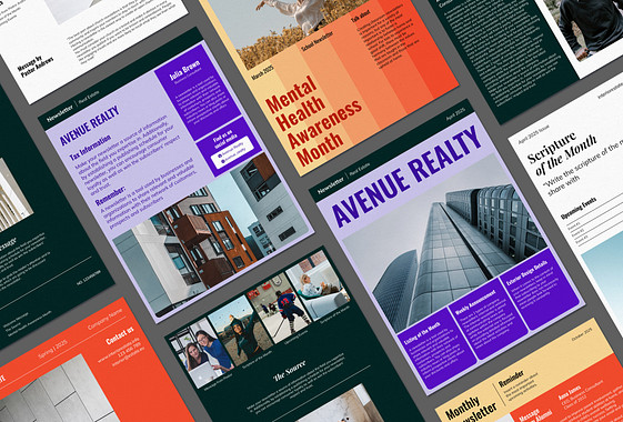 Modèles de newsletter pratiques