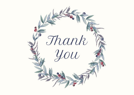 Thank You Card Templates