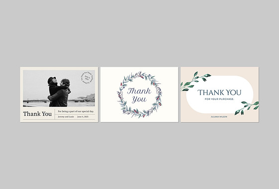 Thank You Card Templates