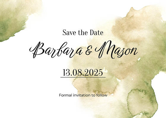Save the Date Card Templates