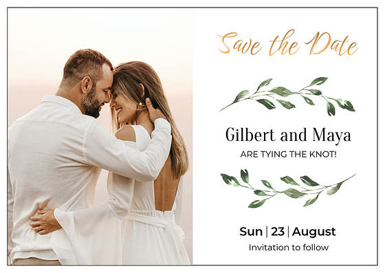 Save the Date Card Templates