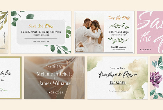 Save the Date Card Templates