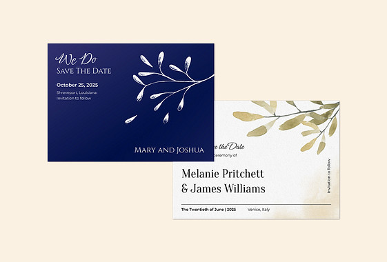 Save the Date Card Templates