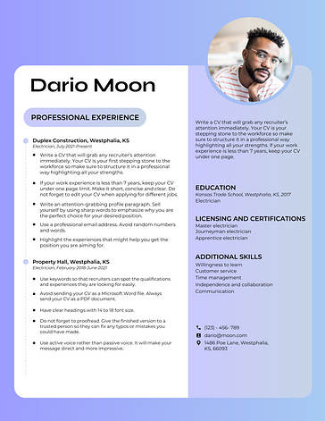 Professional Resume Templates