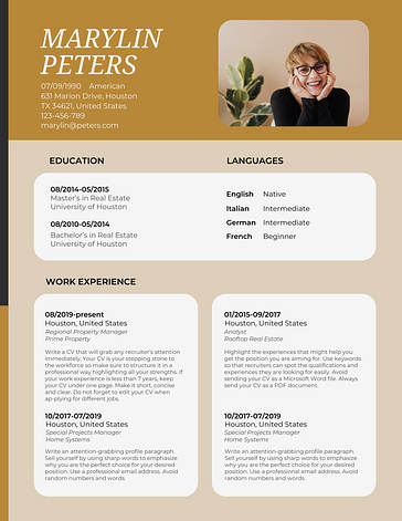 Professional Resume Templates