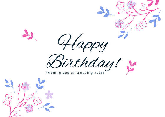 Festive Birthday Cards