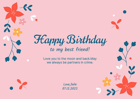 Festive Birthday Cards