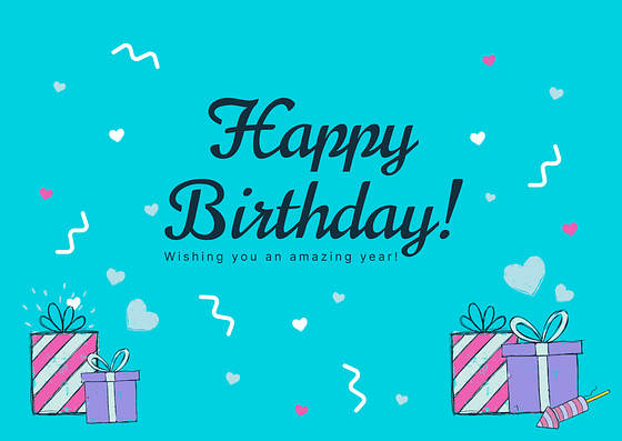 Festive Birthday Cards