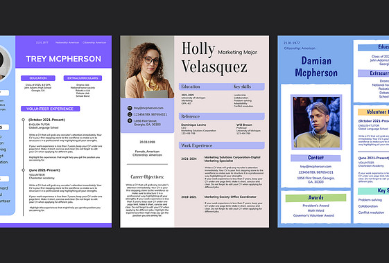 Education Industry Resume Templates