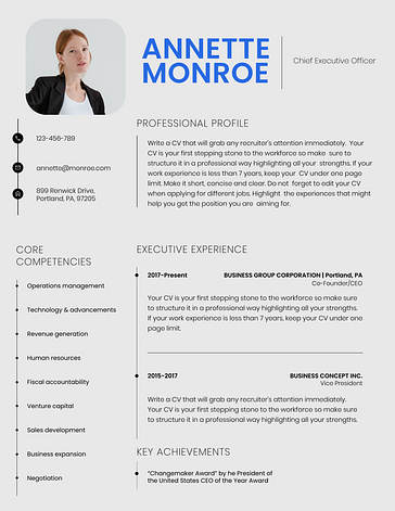 Corporate Resume Templates