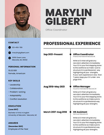 Corporate Resume Templates