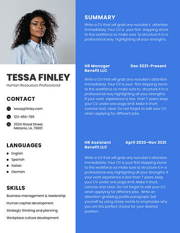 Corporate Resume Templates