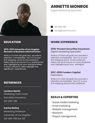 Corporate Resume Templates
