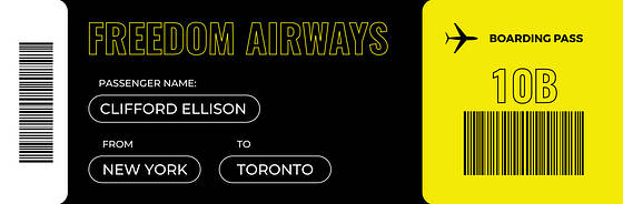 Airplane Ticket Templates