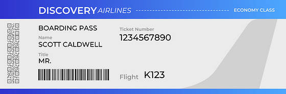 Airplane Ticket Templates
