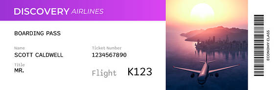 Airplane Ticket Templates