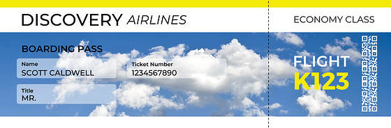 Airplane Ticket Templates