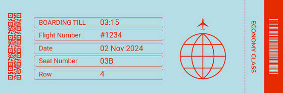 Airplane Ticket Templates