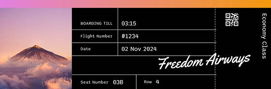 Airplane Ticket Templates