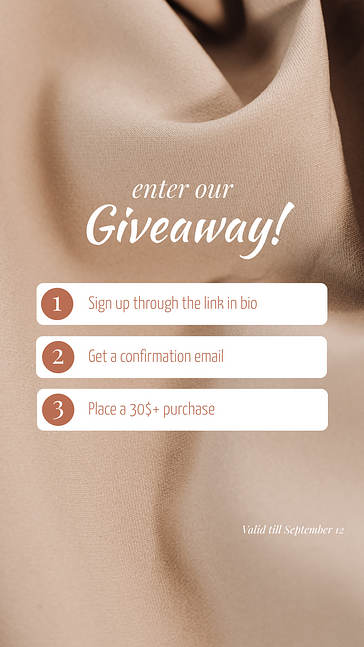 ミニマルなギブアウェイ セット