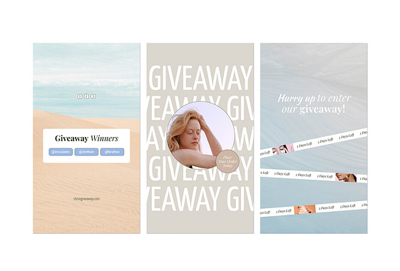 ミニマルなギブアウェイ セット