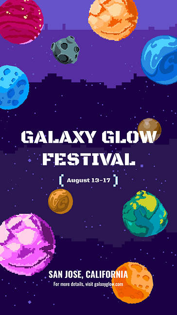 宇宙をテーマにしたプロモーション・セット