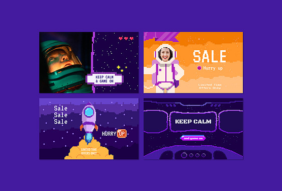 宇宙をテーマにしたプロモーション・セット