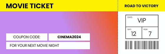 Tickets de cinéma créatifs