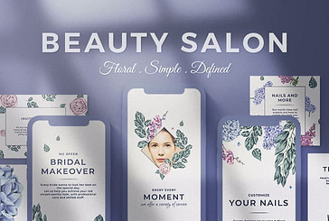 Beauty Salon Floral Visuals